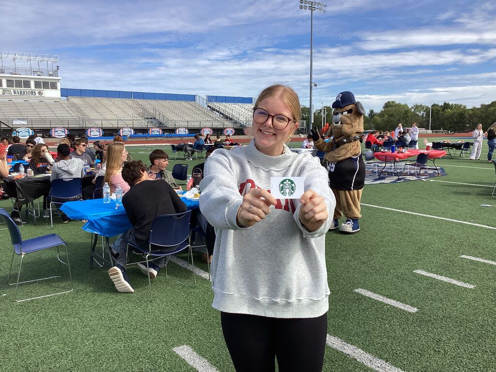 student won gift card