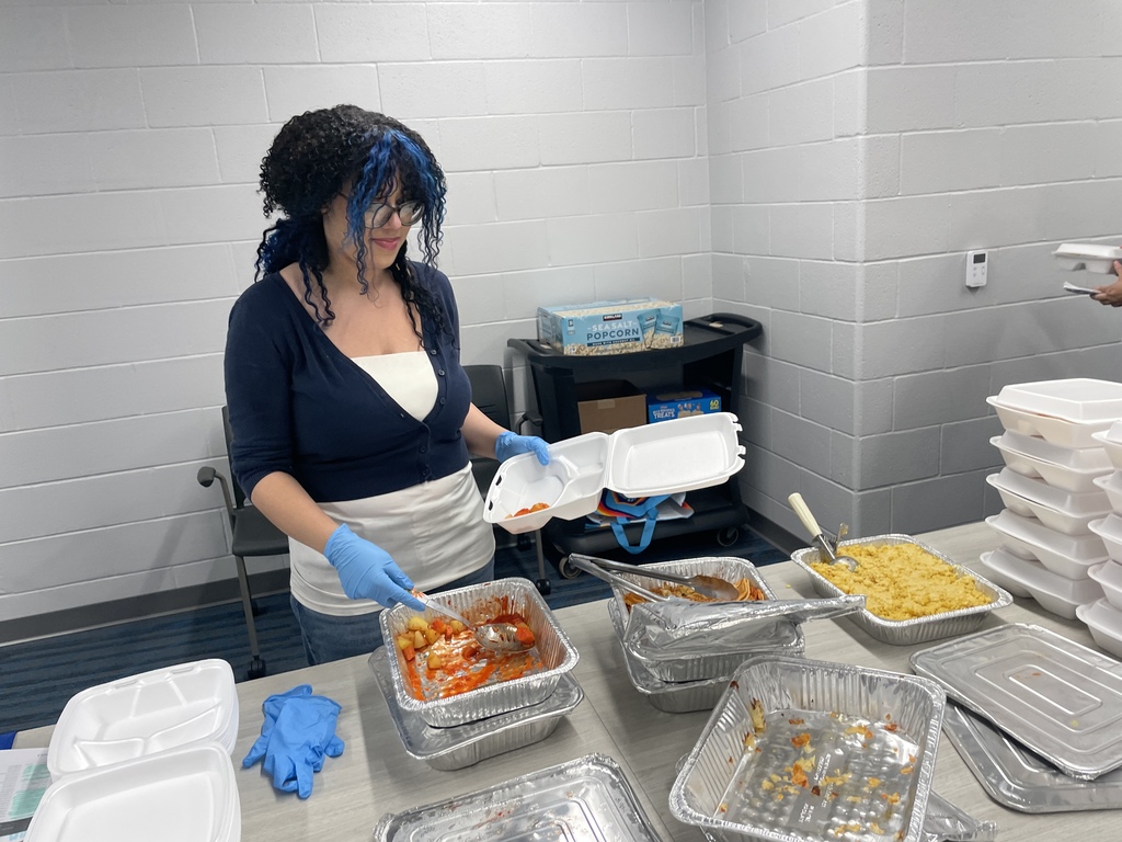 Girl plating food