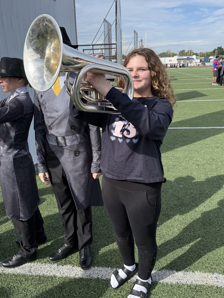 girl trying instrument