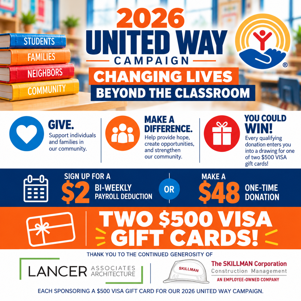 United Way Campaign with Sponsor Logos