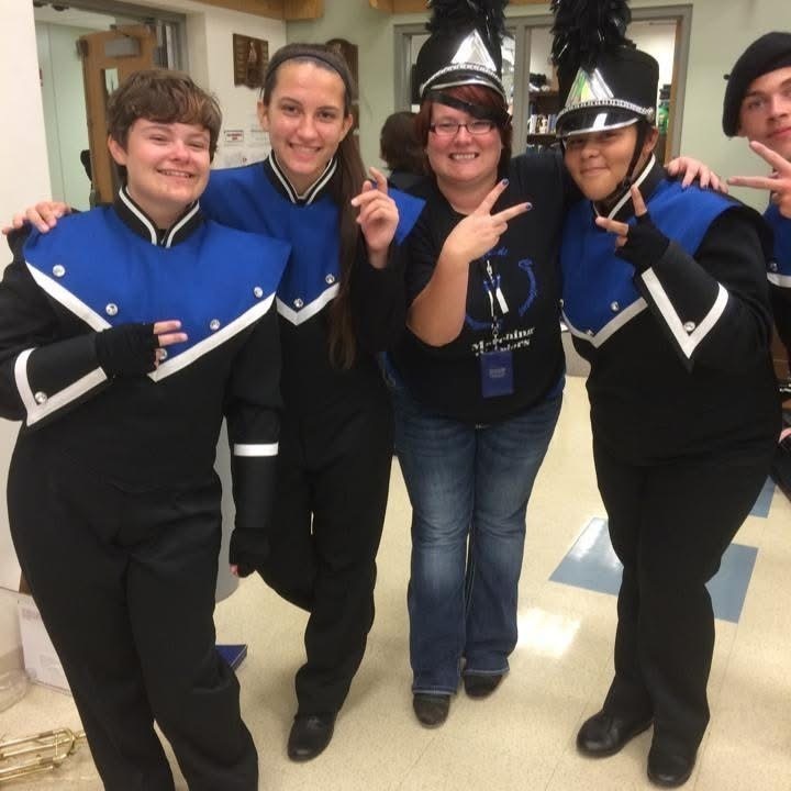 Amber in Marching Band