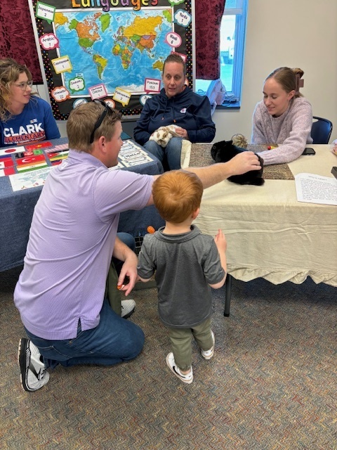 This past Saturday...the community got to experience the Cultural Fair at the high school and CES had a great booth that had a lot of visitors where they got to learn all about our Clark Heritage and the many cultures and languages we have at CES.