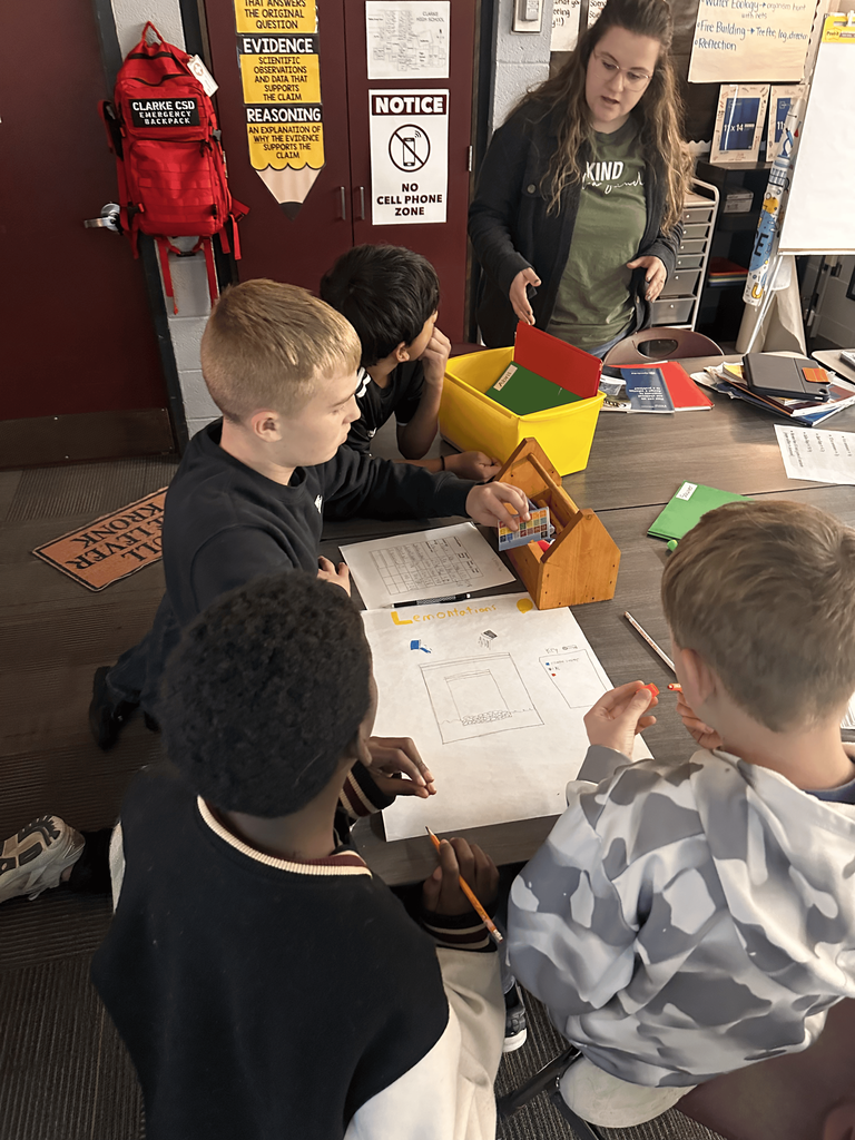 Students working on their science project 