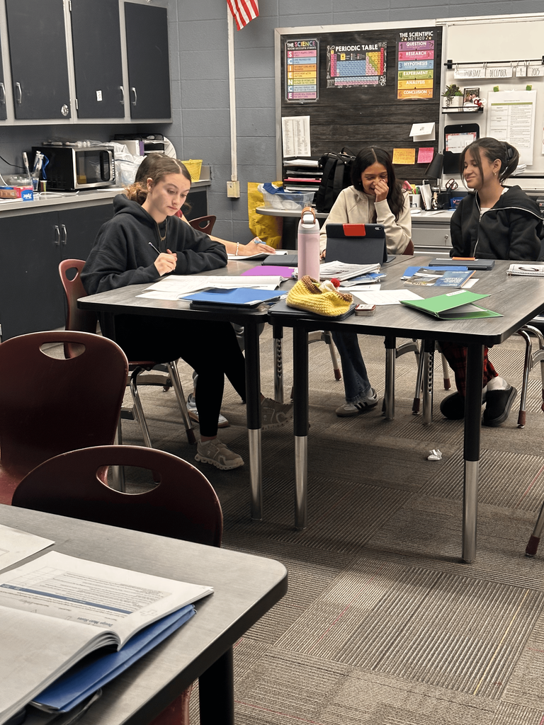 Students working on their science project 