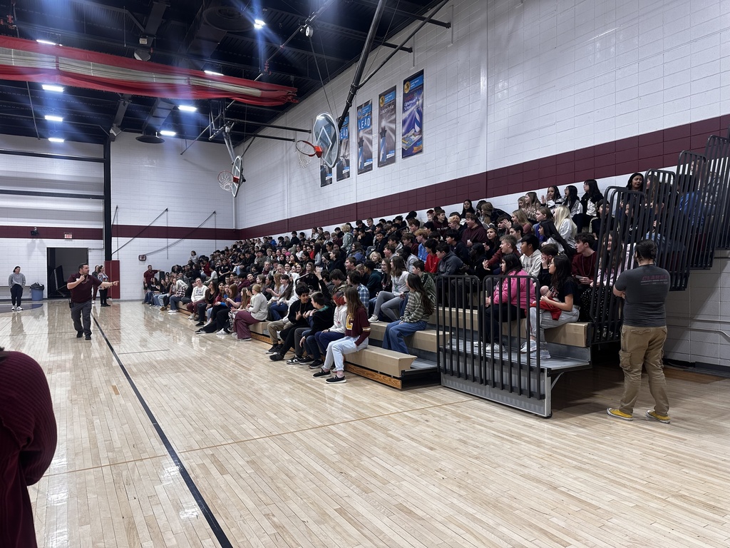 Students in their No Tardy Party