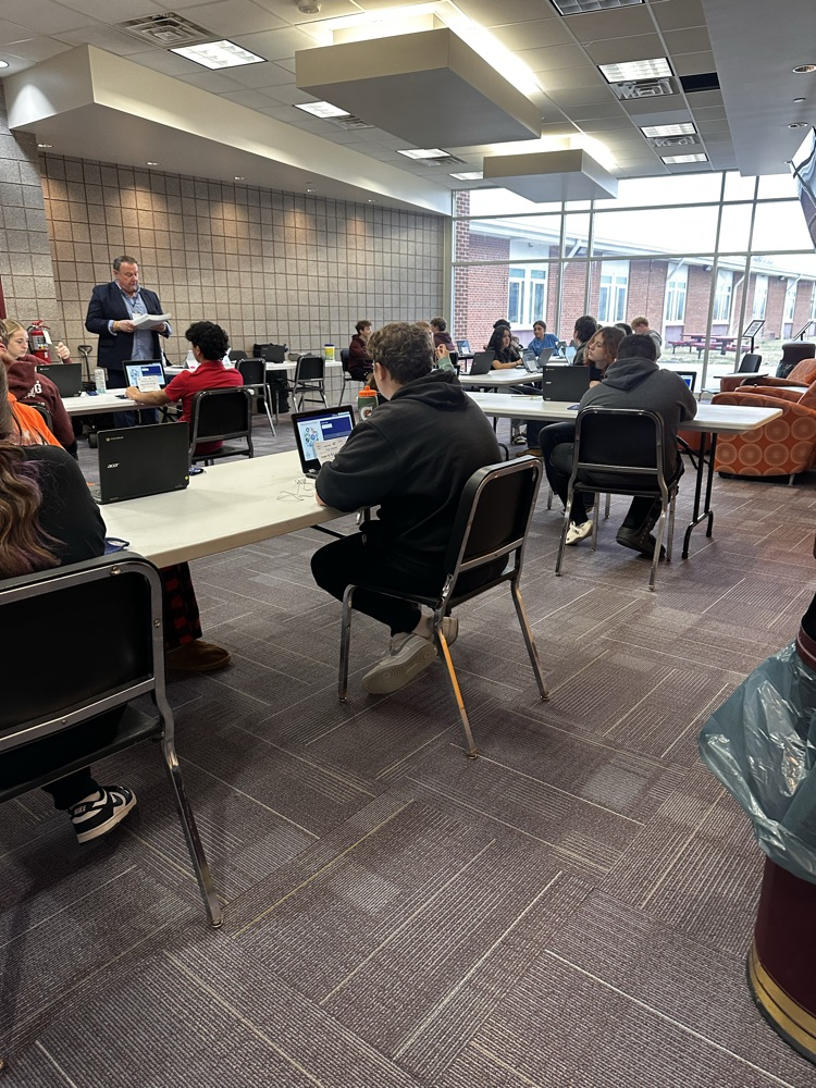 8th graders taking NAEP test 