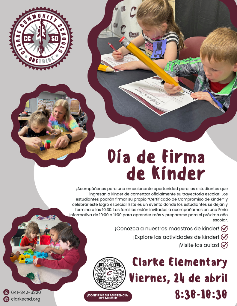 kindergarten signing day flyer