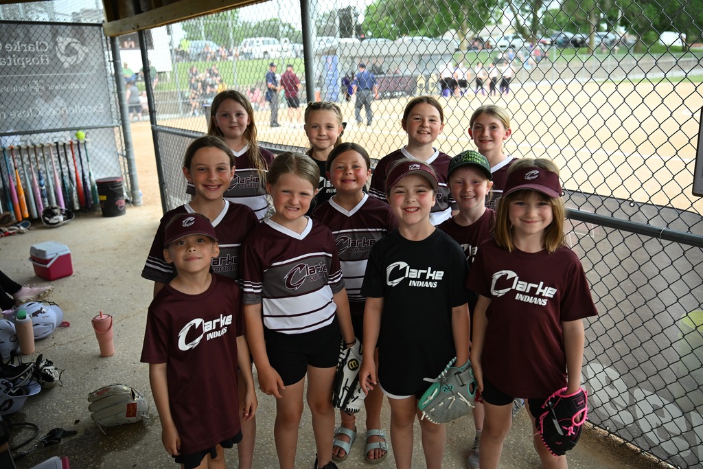 girls in dug out