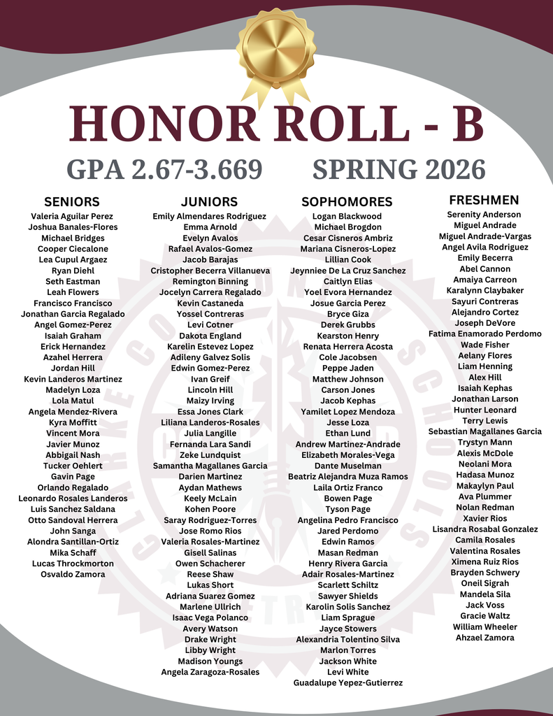 Honor Roll B