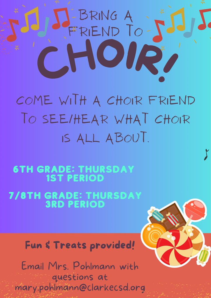 Bring a friend to choir 