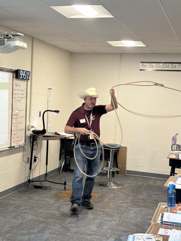 Mr. Puderbaugh lassoing