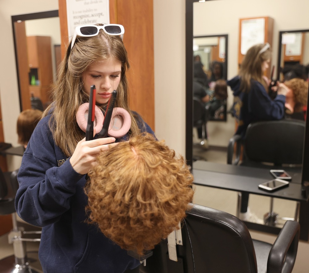 Student at ACCA cosmetology camp