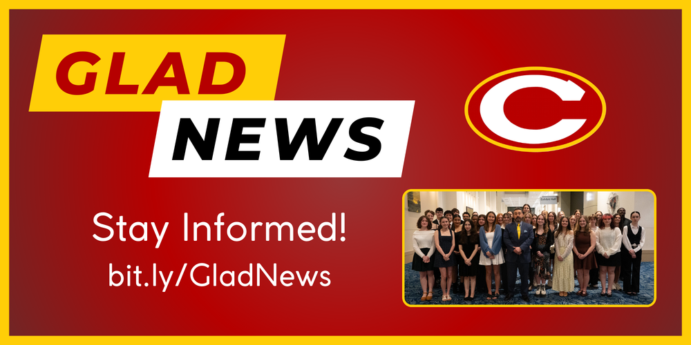 Glad News title and link with picture of Odyssey Media Group students at SIPA convention