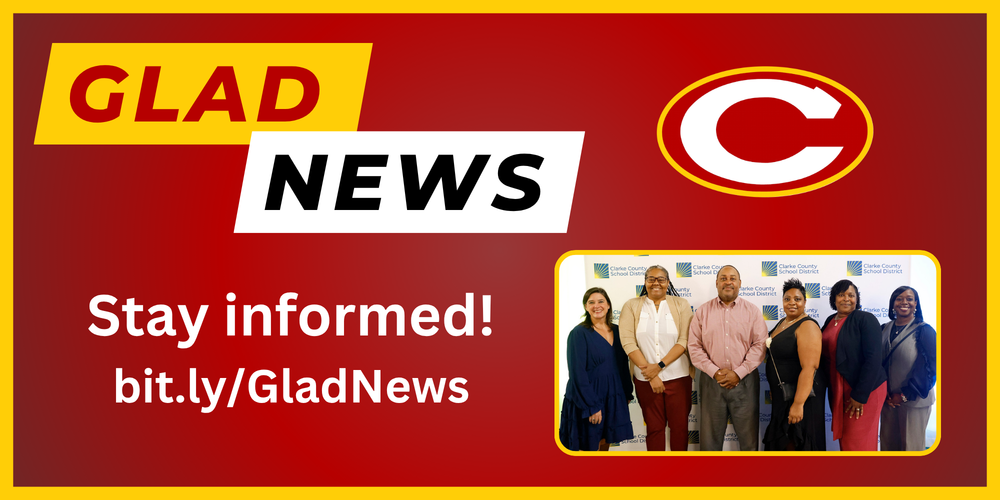 Glad News link and picture of administrators and award winners at FFE awards banquet