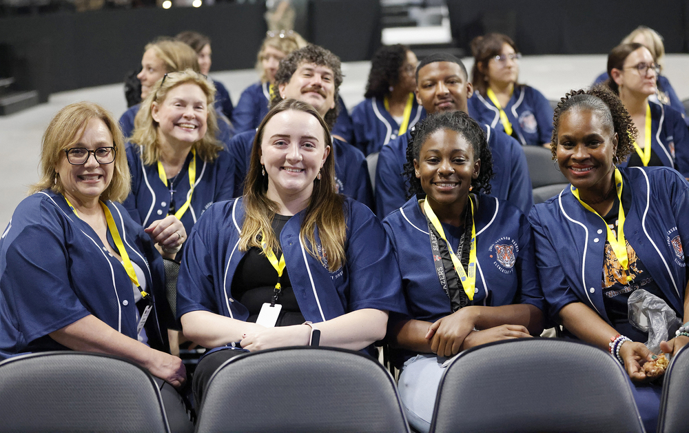 Group of teachers smiling