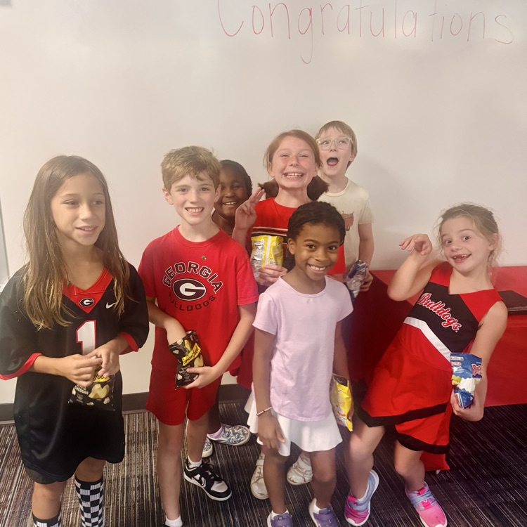 kids celebrating