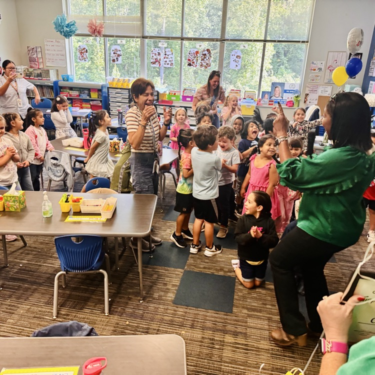 surprising Ms Dorfman in her classroom! 