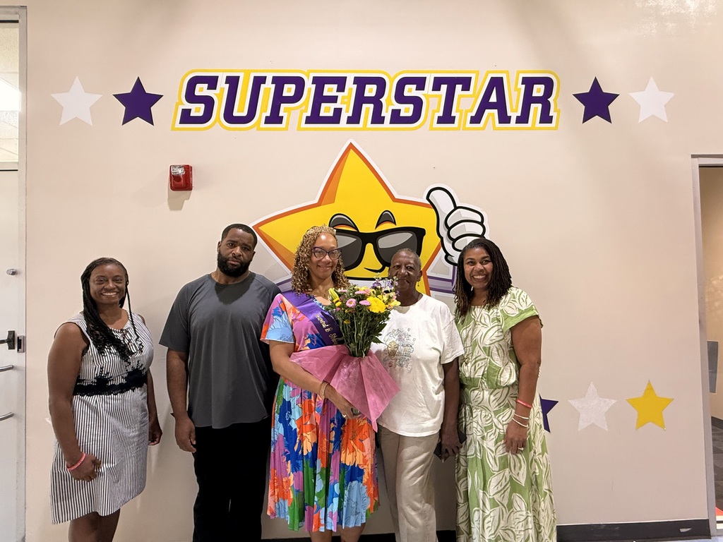 Teacher of the year with family 