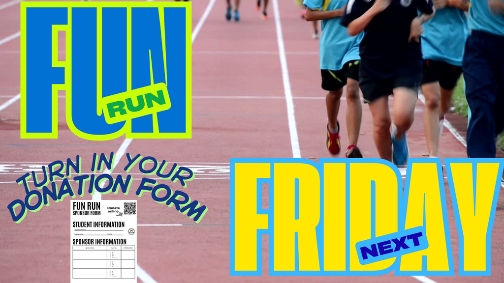 fun run flyer english