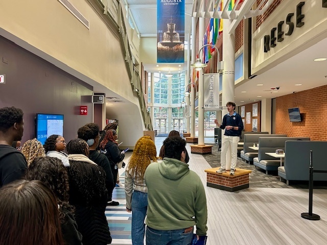 hallway with students