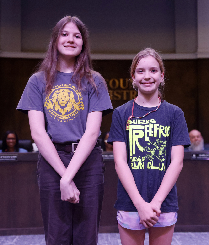 Spelling Bee winner and runner-up