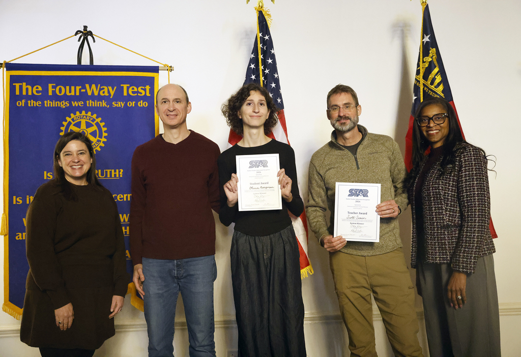 Clarke Central STAR student and teacher, admin, and family