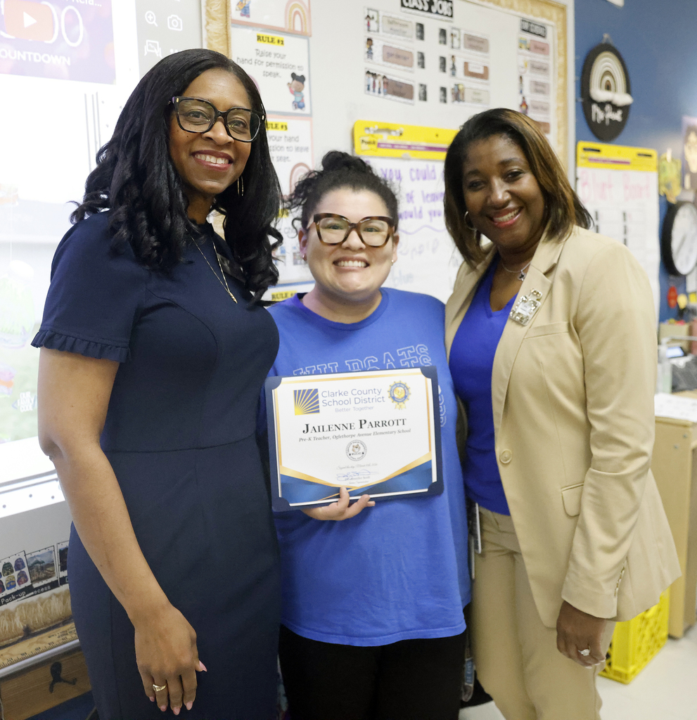 Dr. Scott, Ms. Parrott, and Ms. Boles