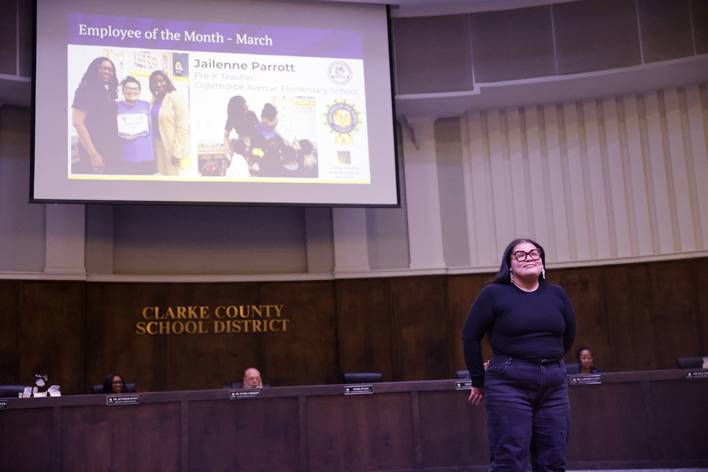 CCSD Employee of the Month Jailenne Parrott
