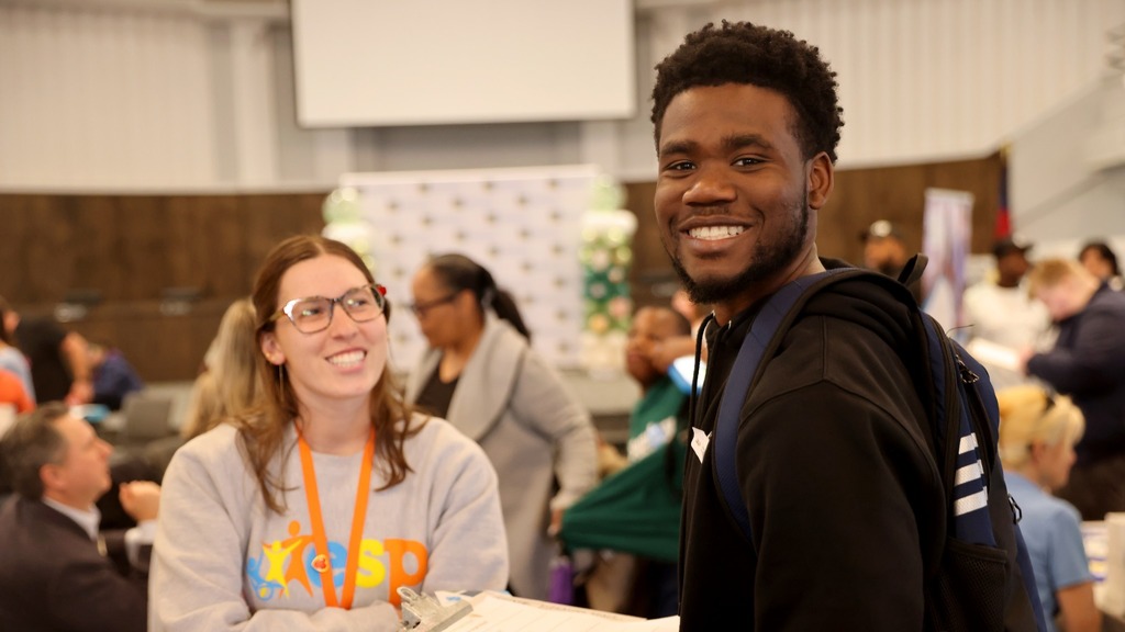 Student at Transition Fair