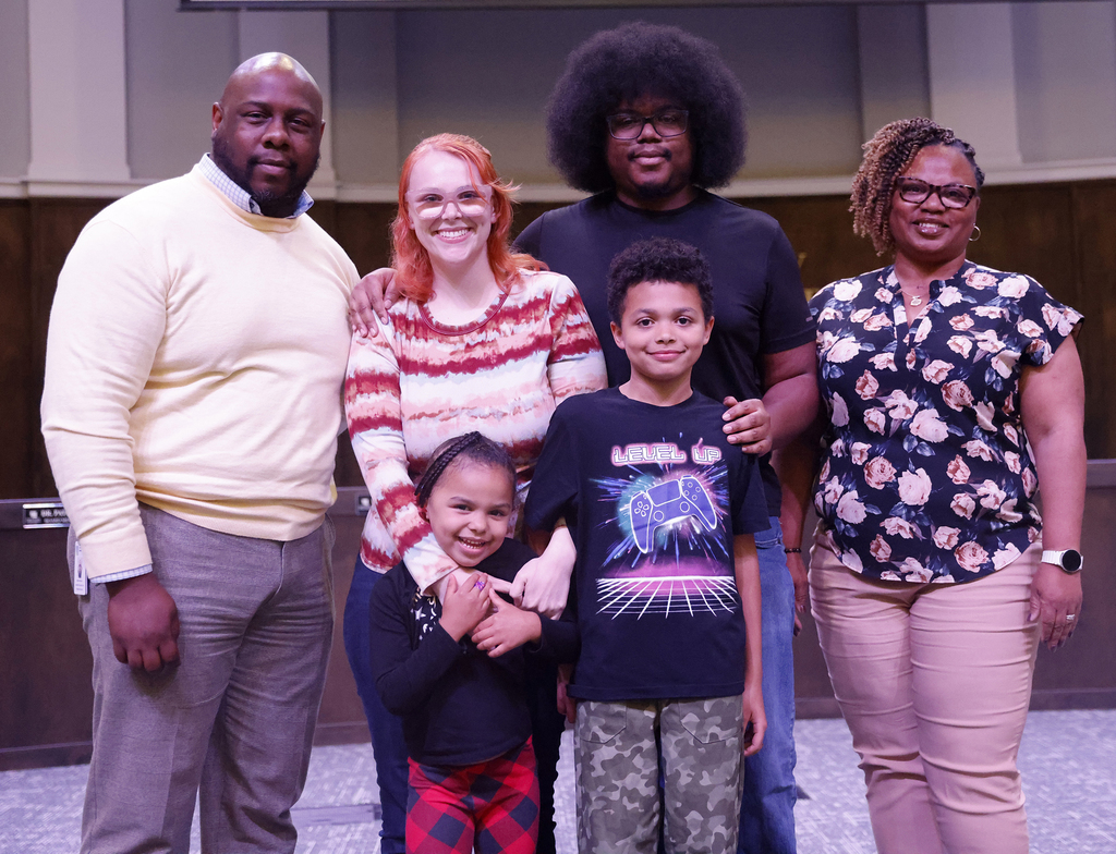 Nicole Jeter, family, and colleagues