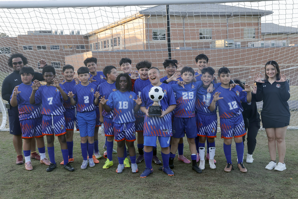 J.J. Harris Elementary boys' soccer team