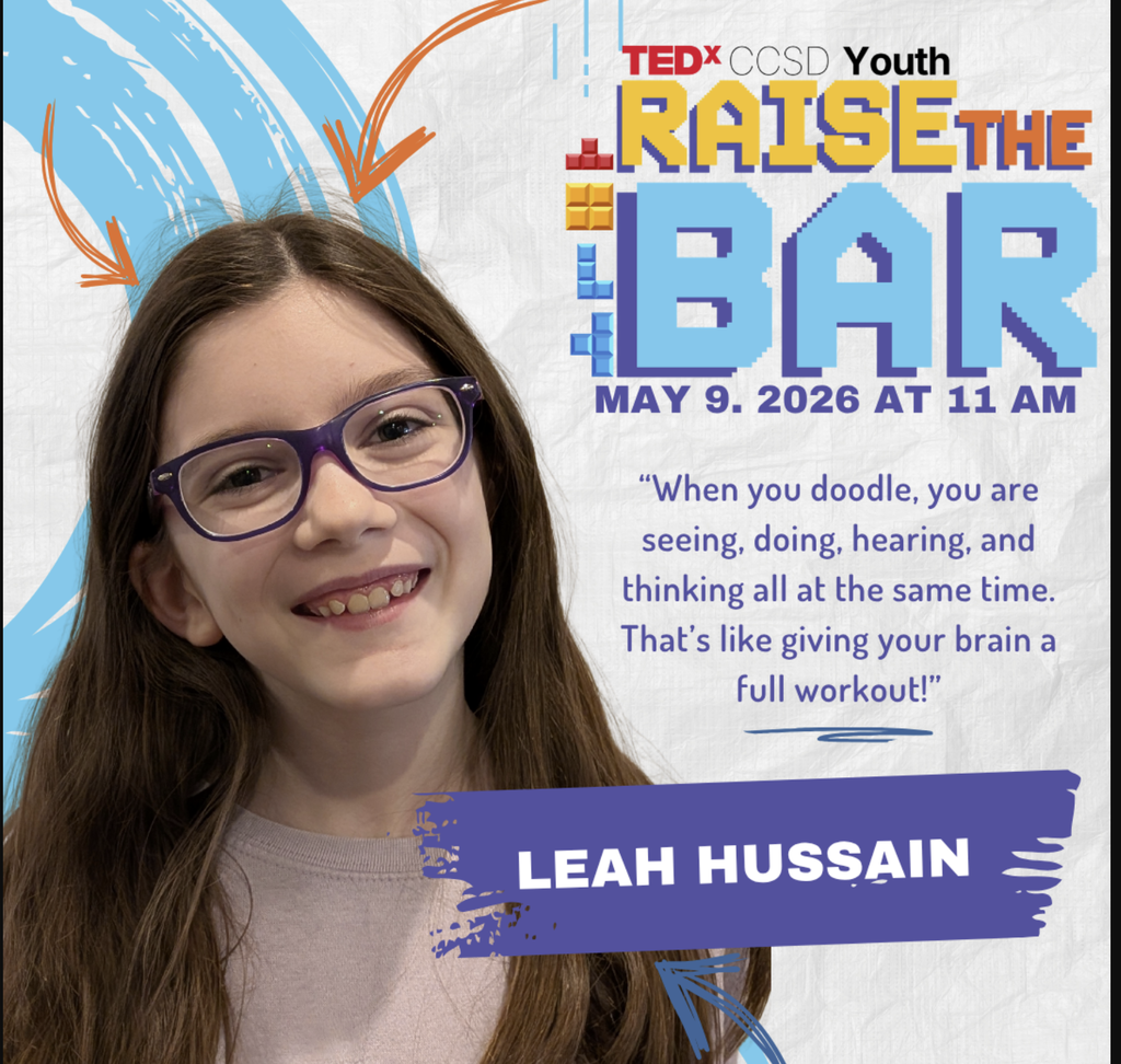 Leah Hussain speaking at TEDx