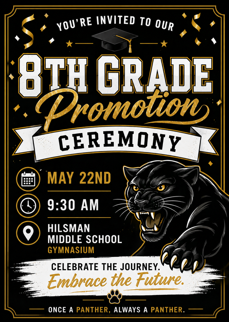 Reminder: 8th Grade Promotion