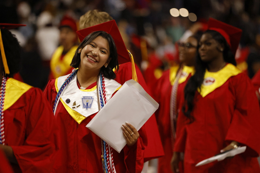 Clarke Central graduate smiling