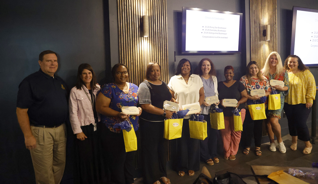 Bookkeeper award winners group photo