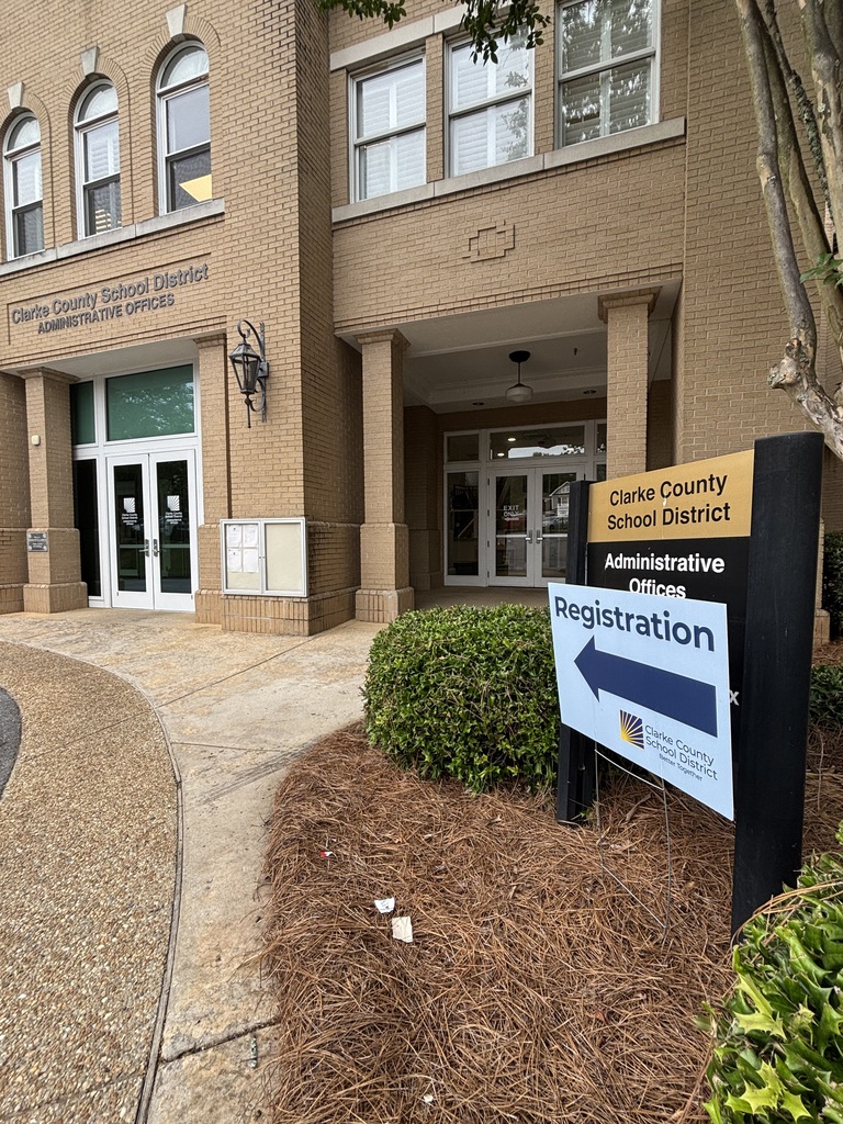District Office exterior with registration sign