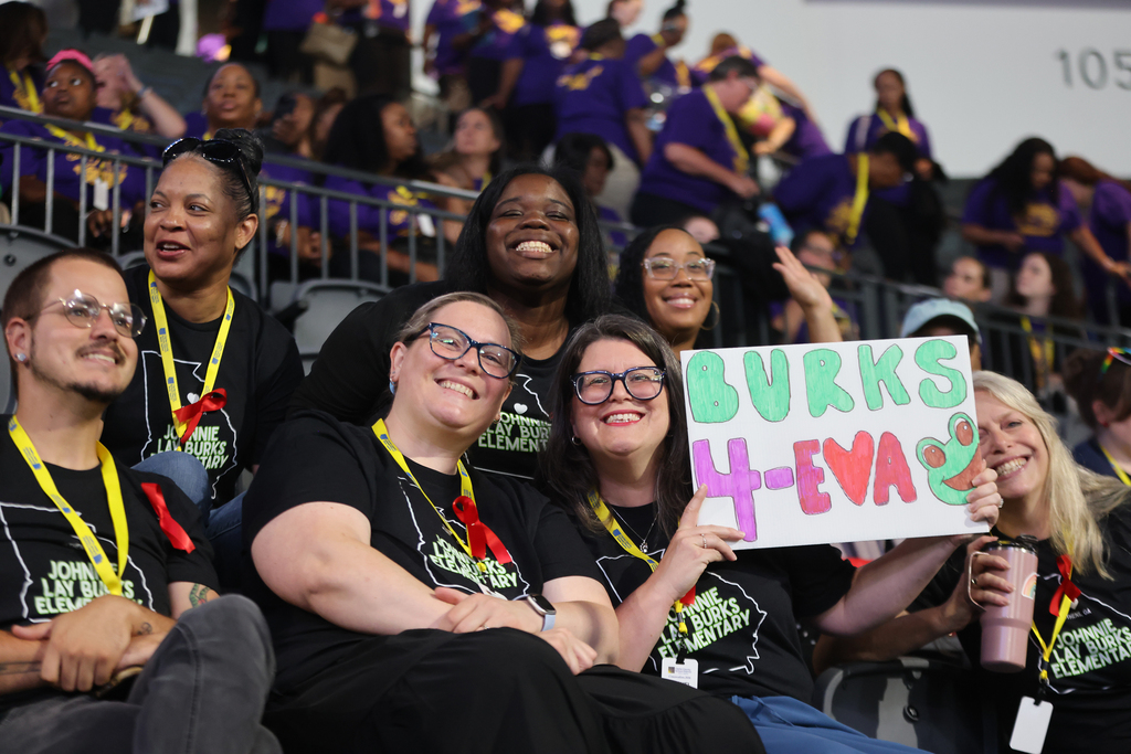 Burks Elementary teachers smiling