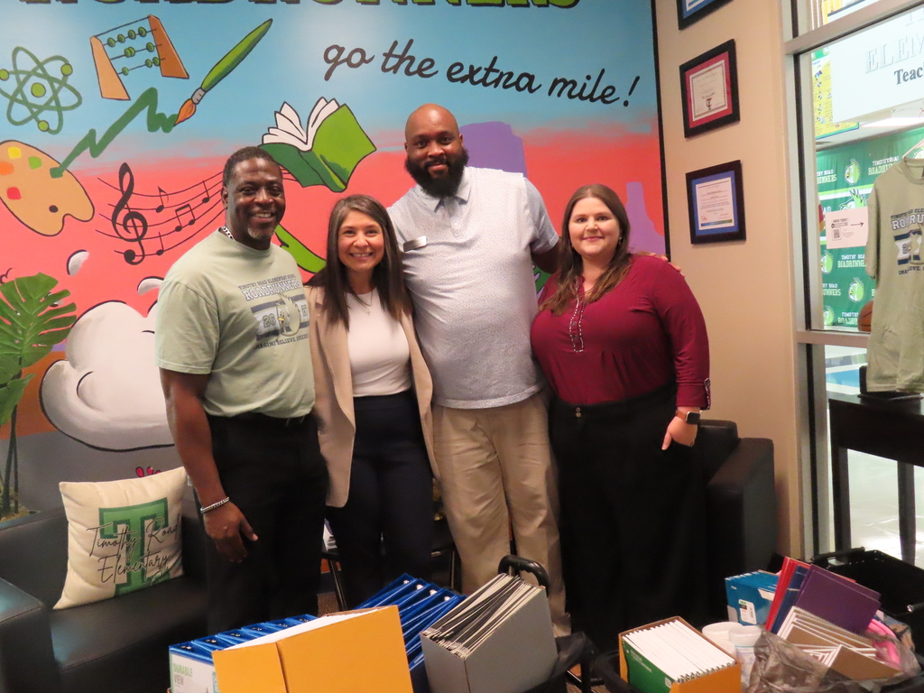 This is an image of school supplies that was donated by United Community Bank. 