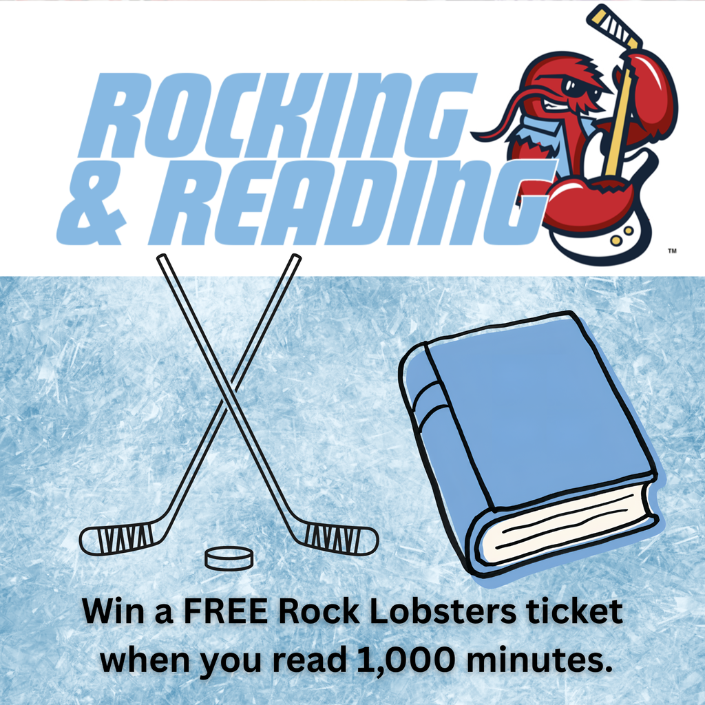 Rocking & Reading: Win a FREE Rock Lobster ticket when you read 1,000 minutes.