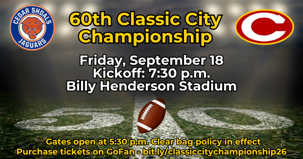 Classic City Championship promo graphic