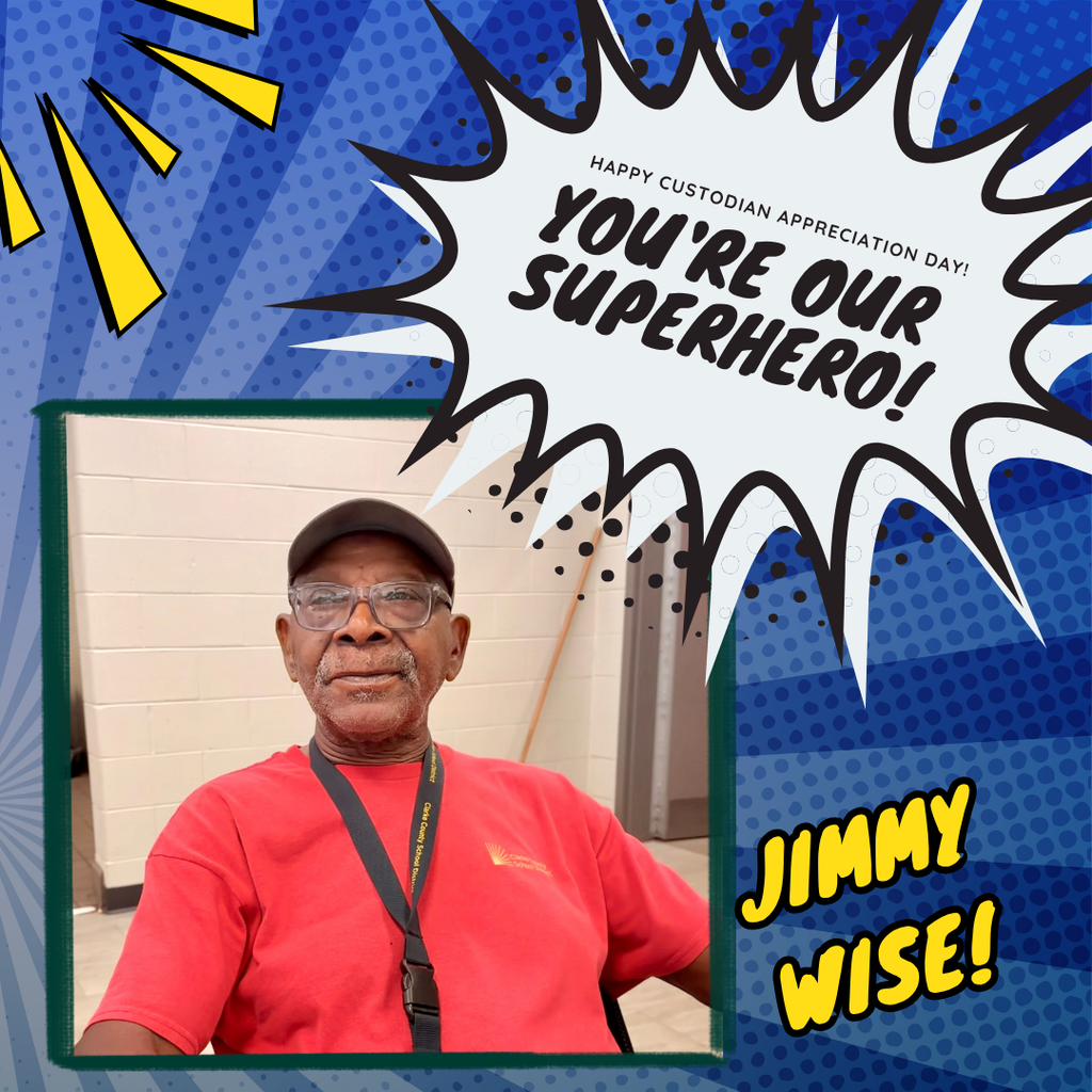 Mr. Jimmy poses in the cafeteria
