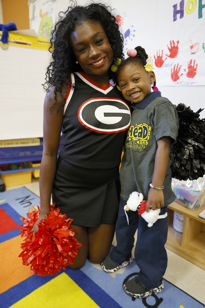 UGA cheerleader and student