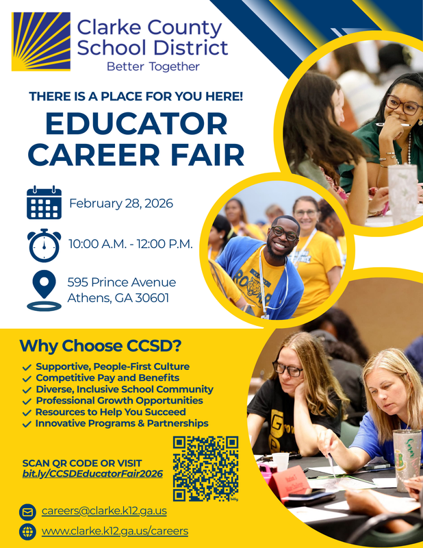 Educator Career Fair flyer