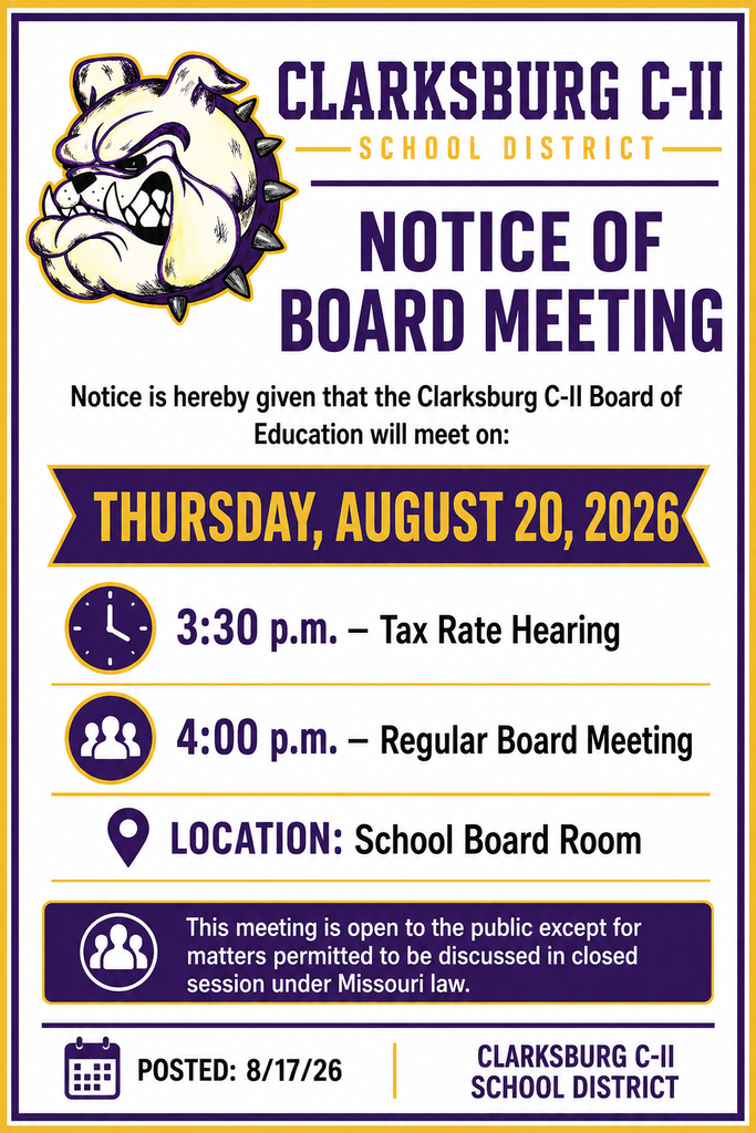 august notice