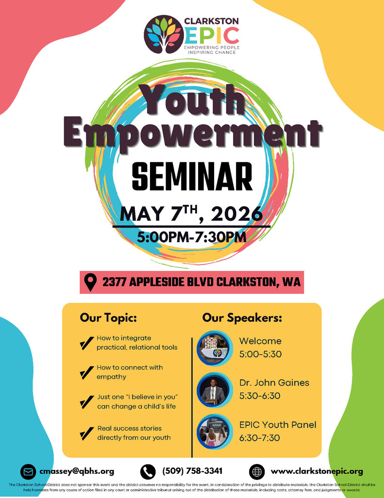 Youth Empowerment Seminar Flyer 1