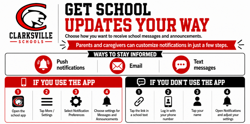 Get School Updates Your Way!