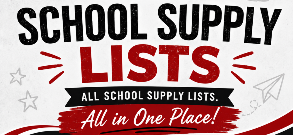 All Grades School Supply Lists In One Place!