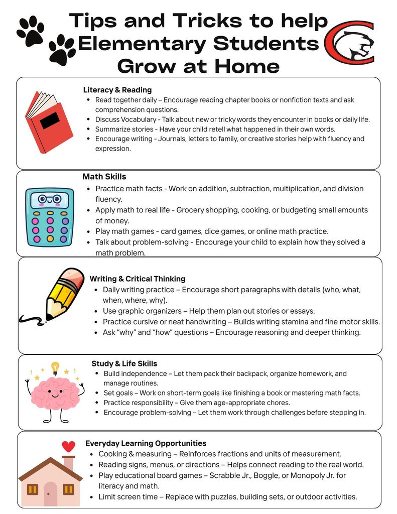 Tips and tricks for Elementary Students
