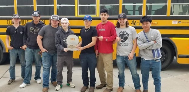 Welders won the UAFS welding competition traveling trophy