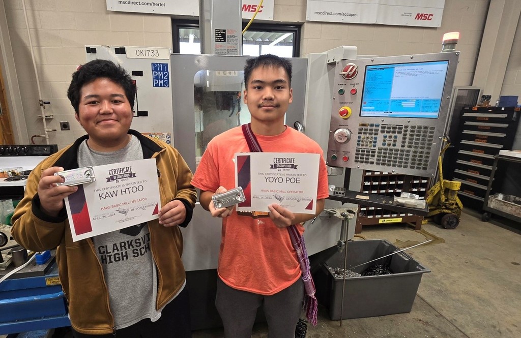 HAAS CNC mill operator certification